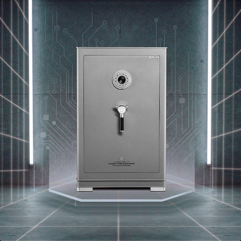 艾谱3C认证新睿系列指纹保险箱 70XR全钢守护，家用办公的安心之选
